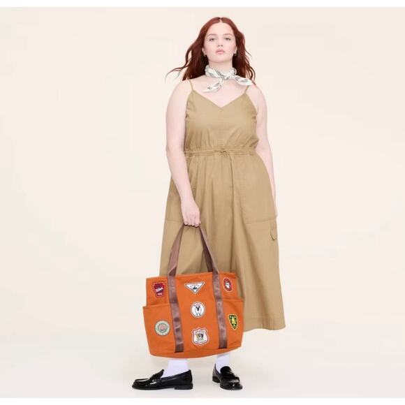 Women's Utility Midi Dress - Woolrich Khaki 4X - Picture 1 of 4